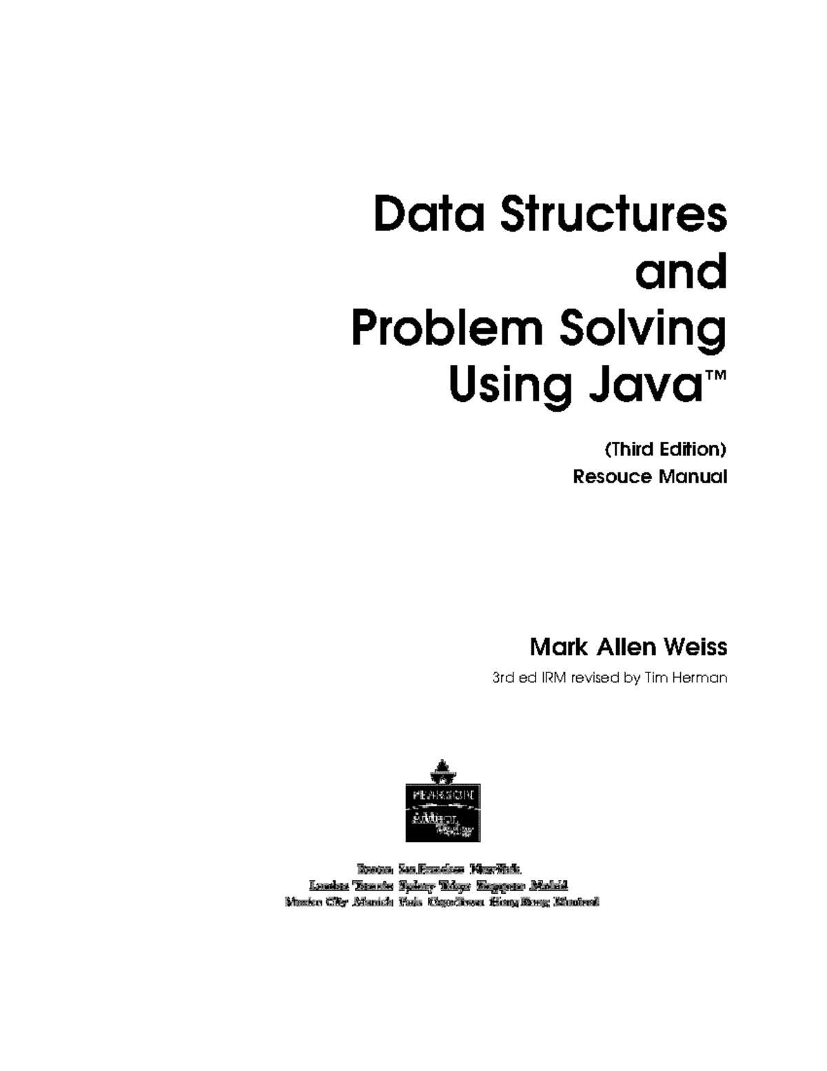 Data Structures and Problem Solving Using Java (CS101) - Chapter 1 ...