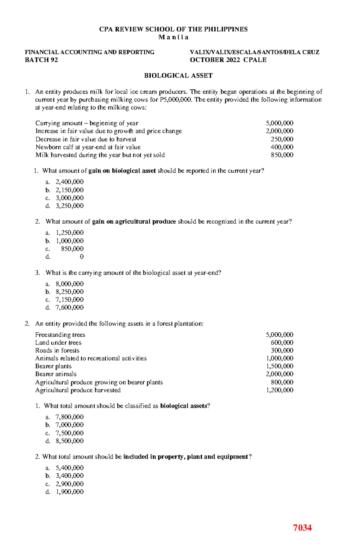 7073 - Financial Accounting: Book Value & Preference Dividend Review ...