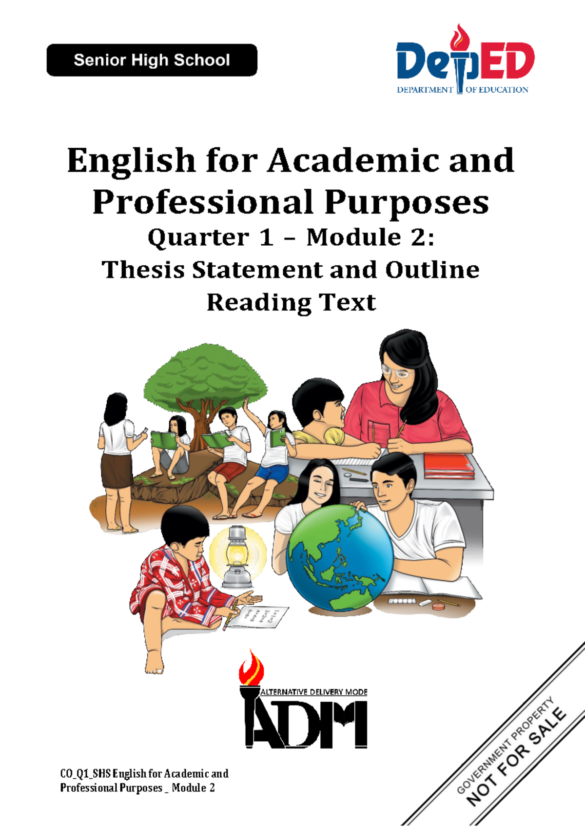 EAPP Q1 - Mod 2: Thesis Statement and Outline Guide - Studocu