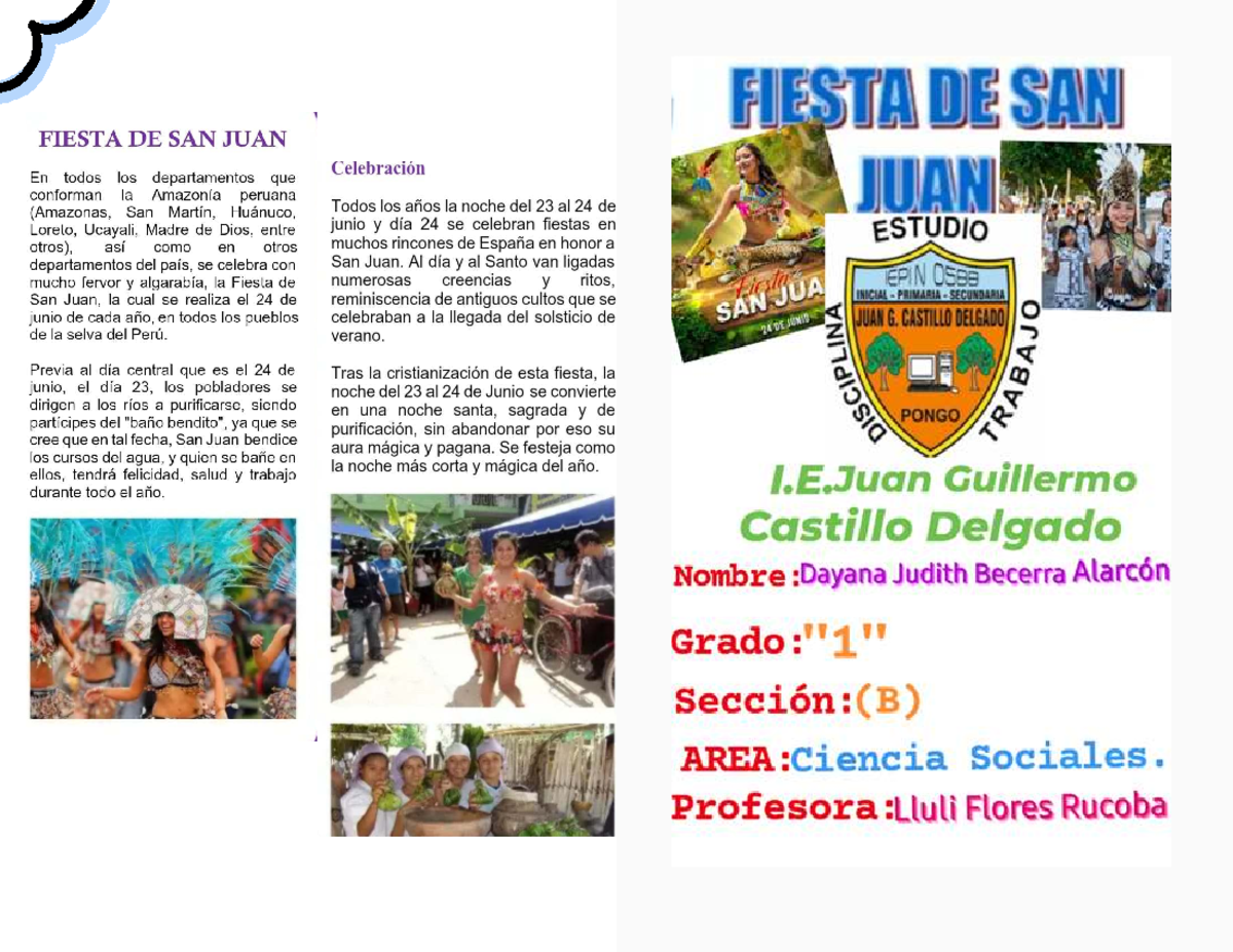 Fiesta de San Juan en la Amazonía Peruana: Celebración y Tradiciones ...