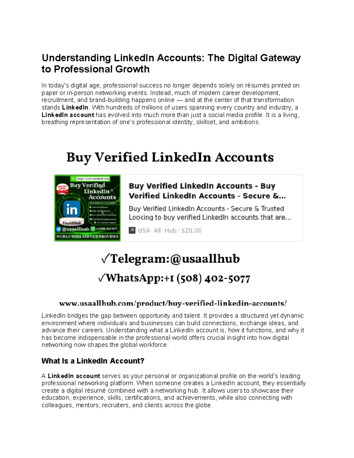 LinkedIn Accounts: Your Digital Gateway to Career Advancement - Studocu