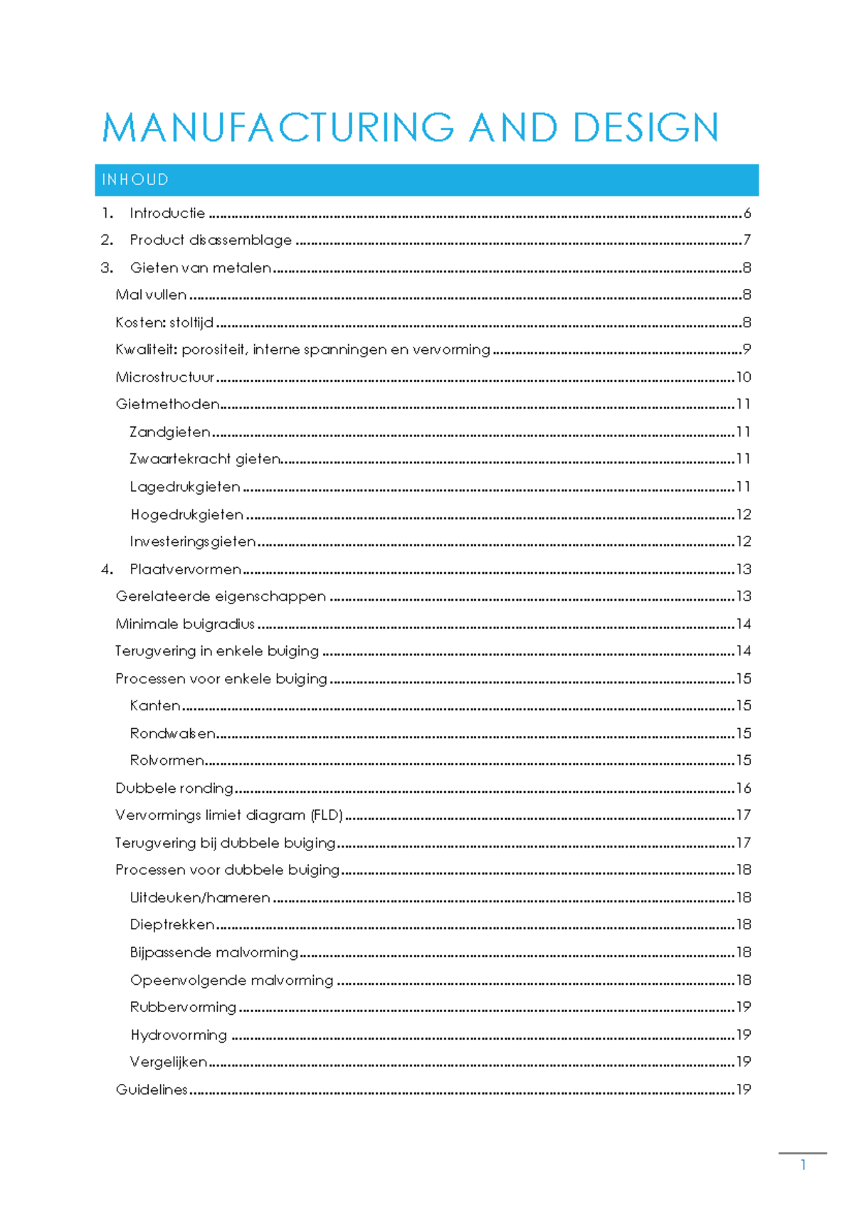Manufacturing and Design Overview: Key Processes and Techniques ...