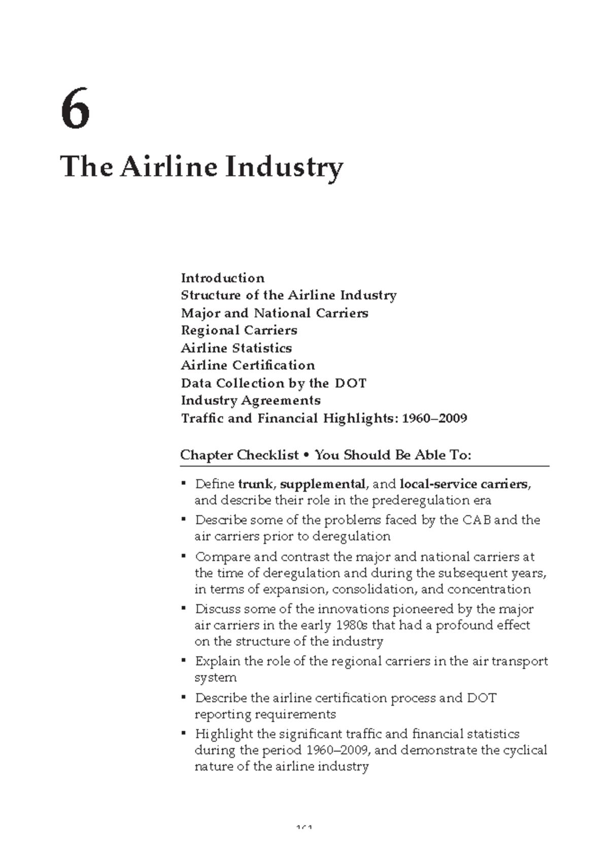 Wensveen - Airline Industry Overview & Structure (Air Transp 101) - Studocu