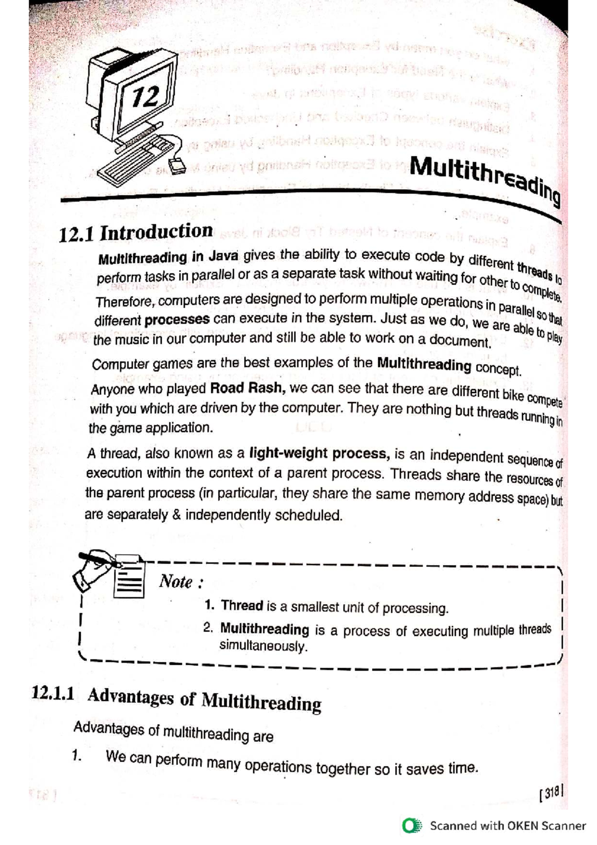 Java Multithreading Concepts and Implementation - CS101 Lecture Notes ...