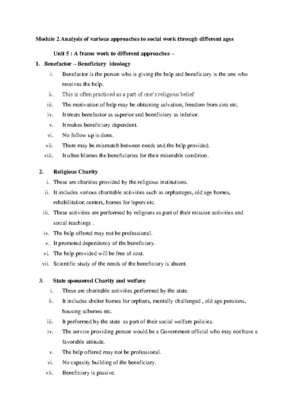 Module 2: Approaches to Social Work Across Different Ages and Contexts ...