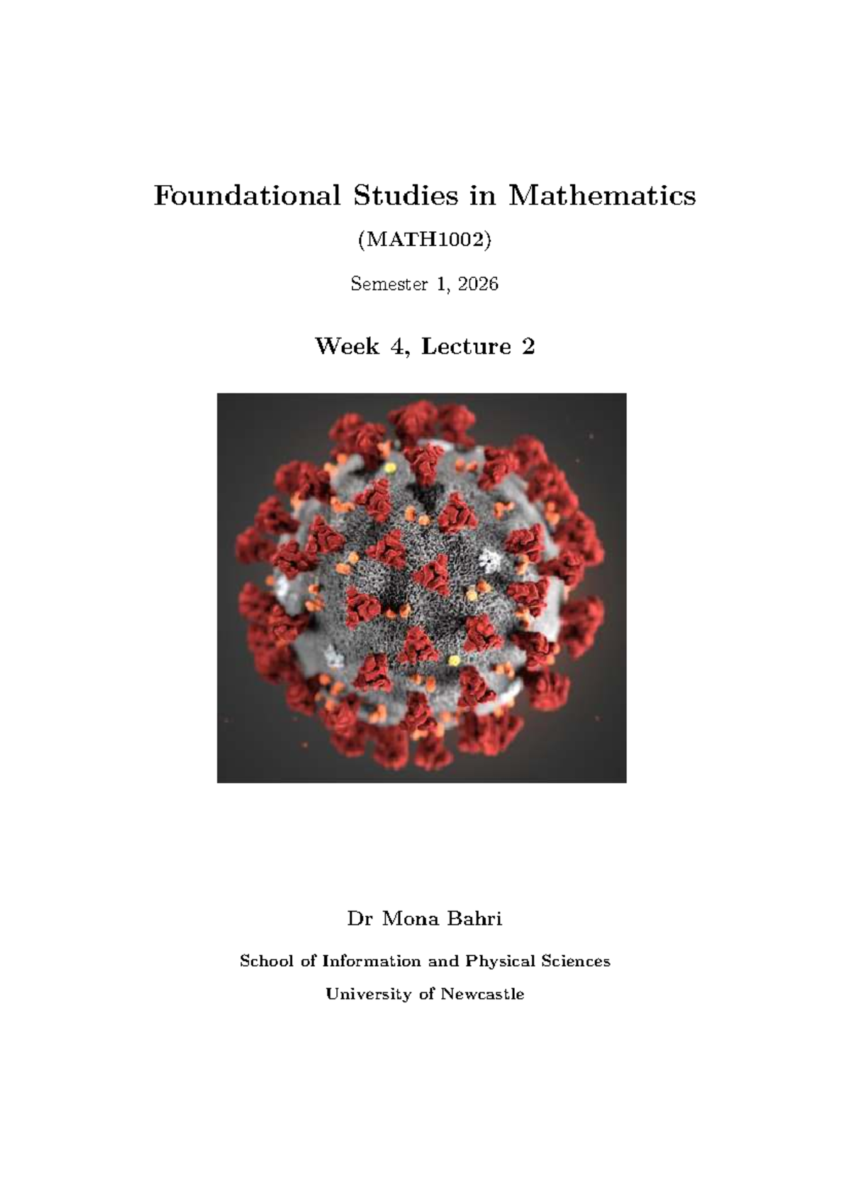 MATH1002 Week 4 Lecture 2: Exponential Growth - Studocu