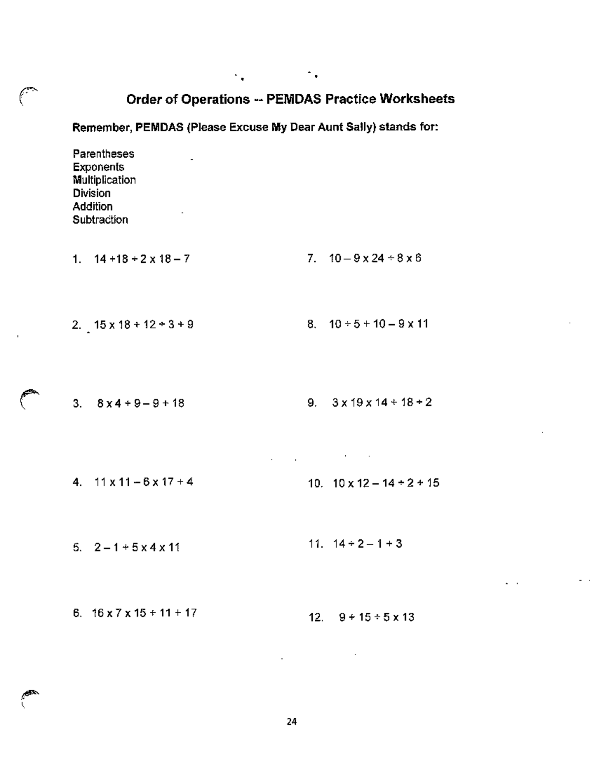Gemdas math with answers worksheet 3 - Art Appreciation - Studocu