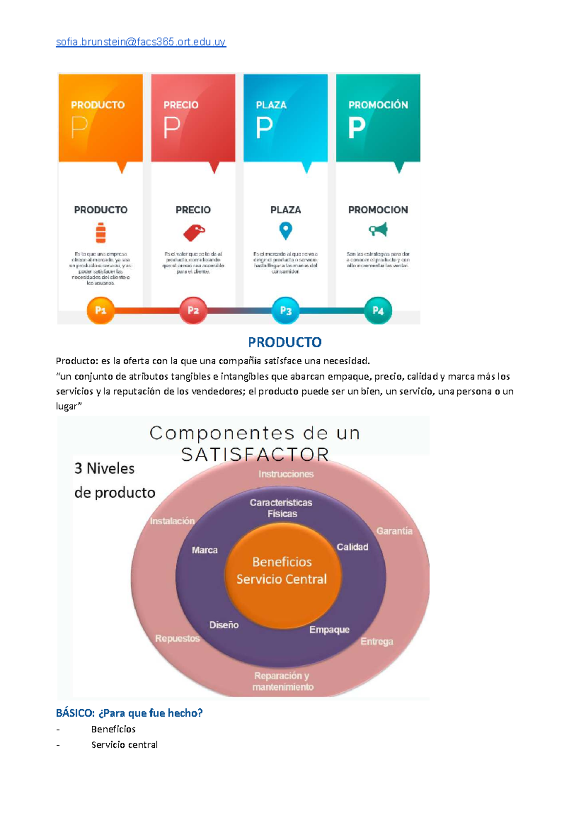 Parcial Marketing: Apuntes sobre Producto y Estrategias de Precio - Studocu