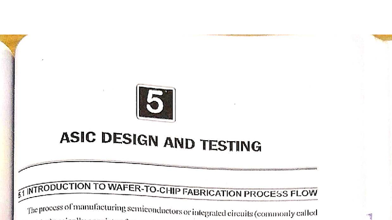 VLSI and Chip Design (ASIC Design and Testing) - Unit 5 Notes - Studocu