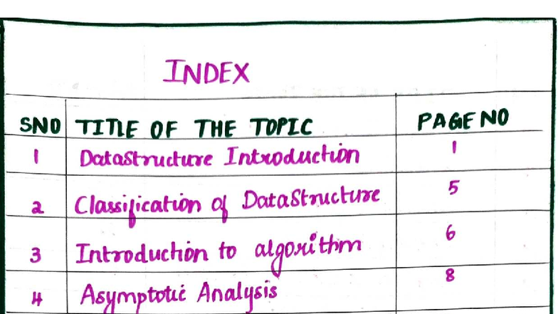 Data Structures and Algorithms Overview (DSA 101) - Studocu