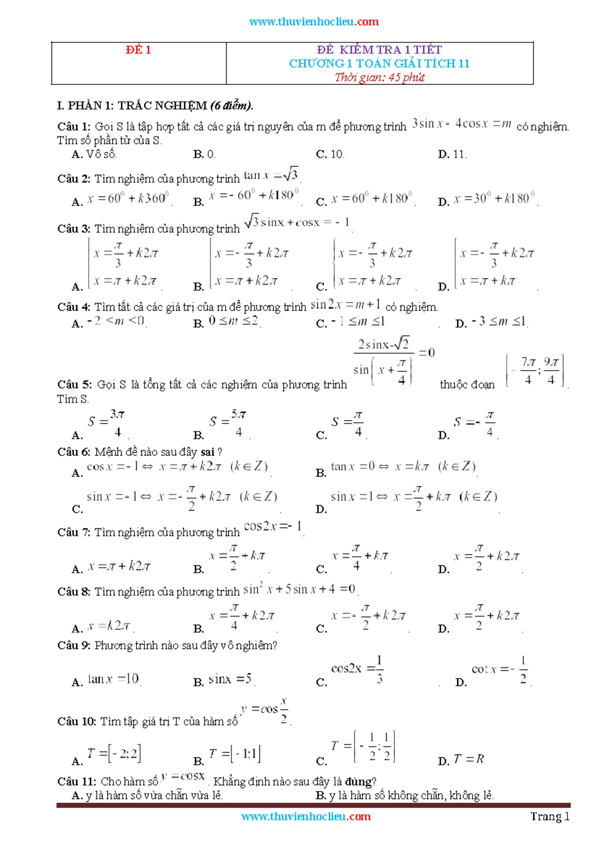 CÔNG THỨC ĐẠO HÀM-đã nén - E.g.math - CÔNG THỨC ĐẠ HÀM Bài 4: HÀM SỐ L ...