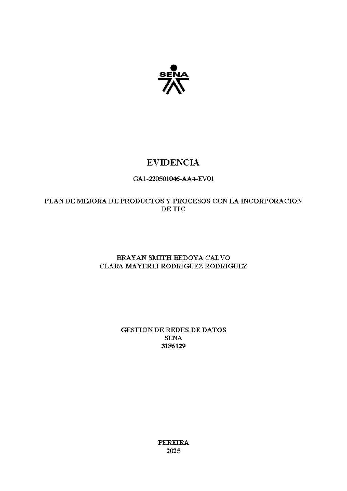 GA1-220501046-AA4-EV01 - Plan de Mejora de Productos y Procesos con TIC - Document Preview