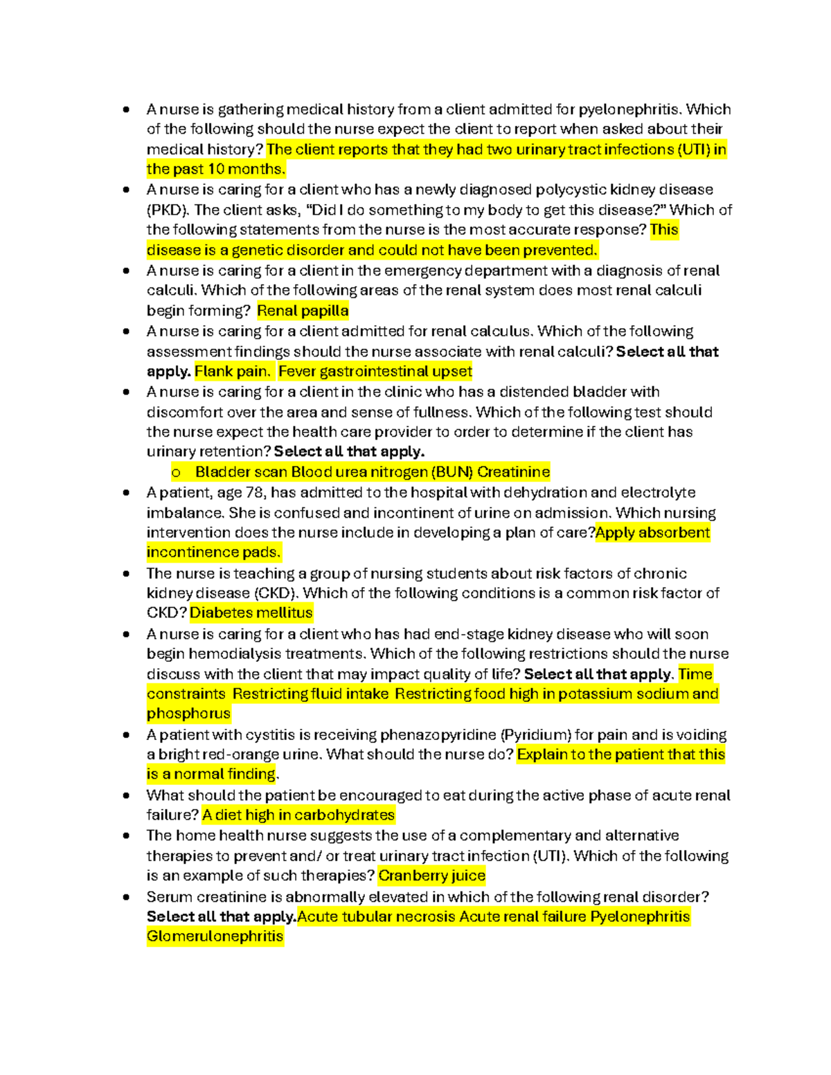 Urinary System Overview: Key Nursing Considerations & Patient Care ...
