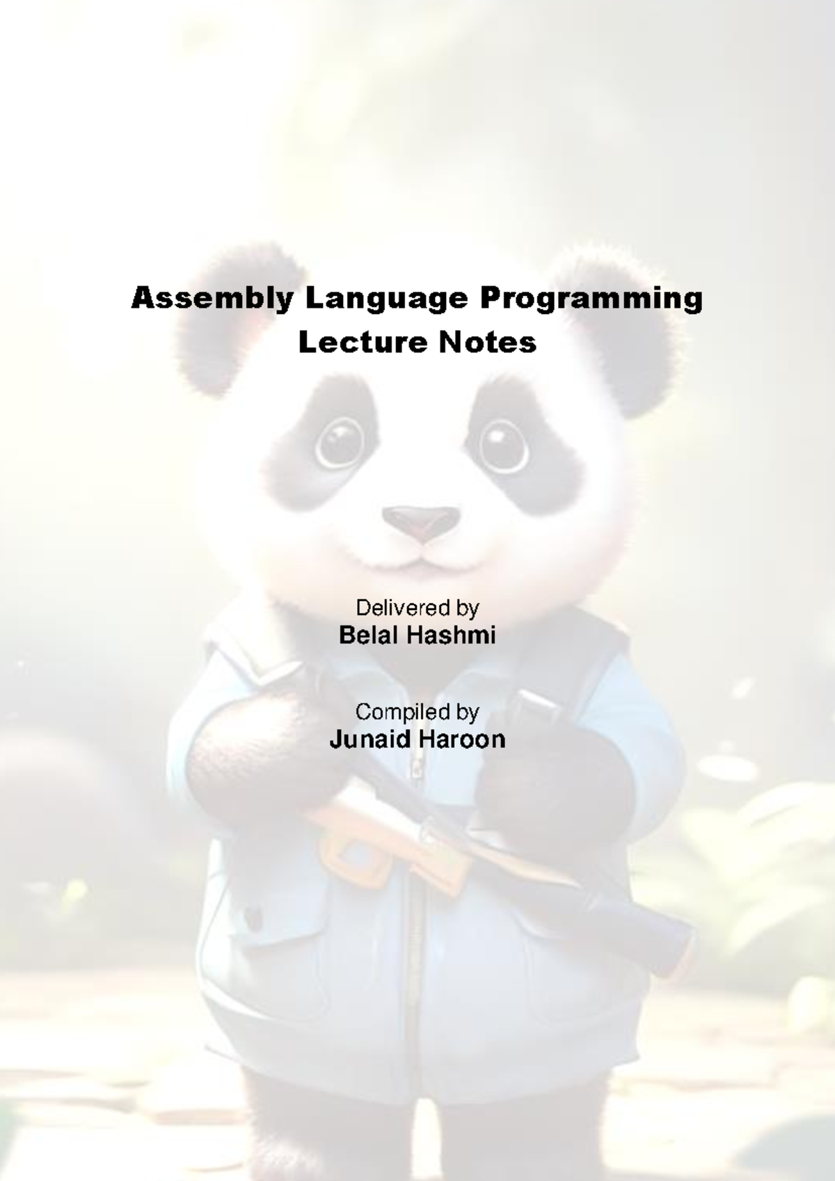 CS401 Lecture Notes: Assembly Language Programming Insights - Studocu