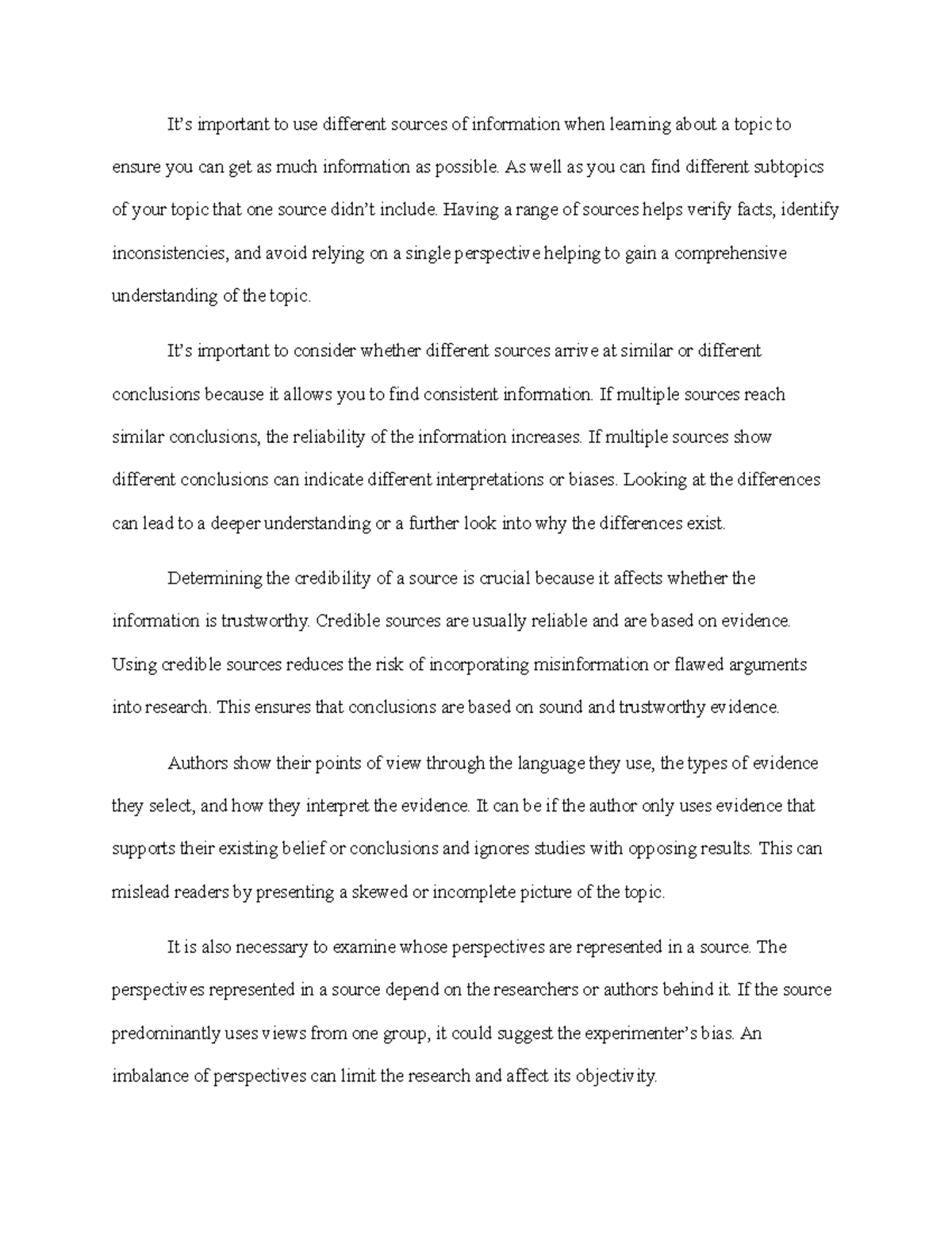 SCI 260 Module Two: Effective Use of Diverse Sources in Research - Studocu