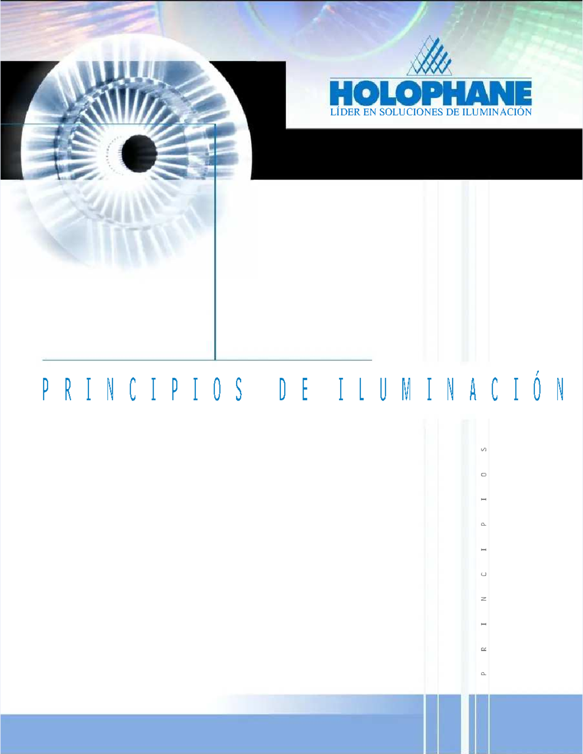 Principios de Iluminación Holophane: Resumen de Diseño y Aplicación - Document Preview
