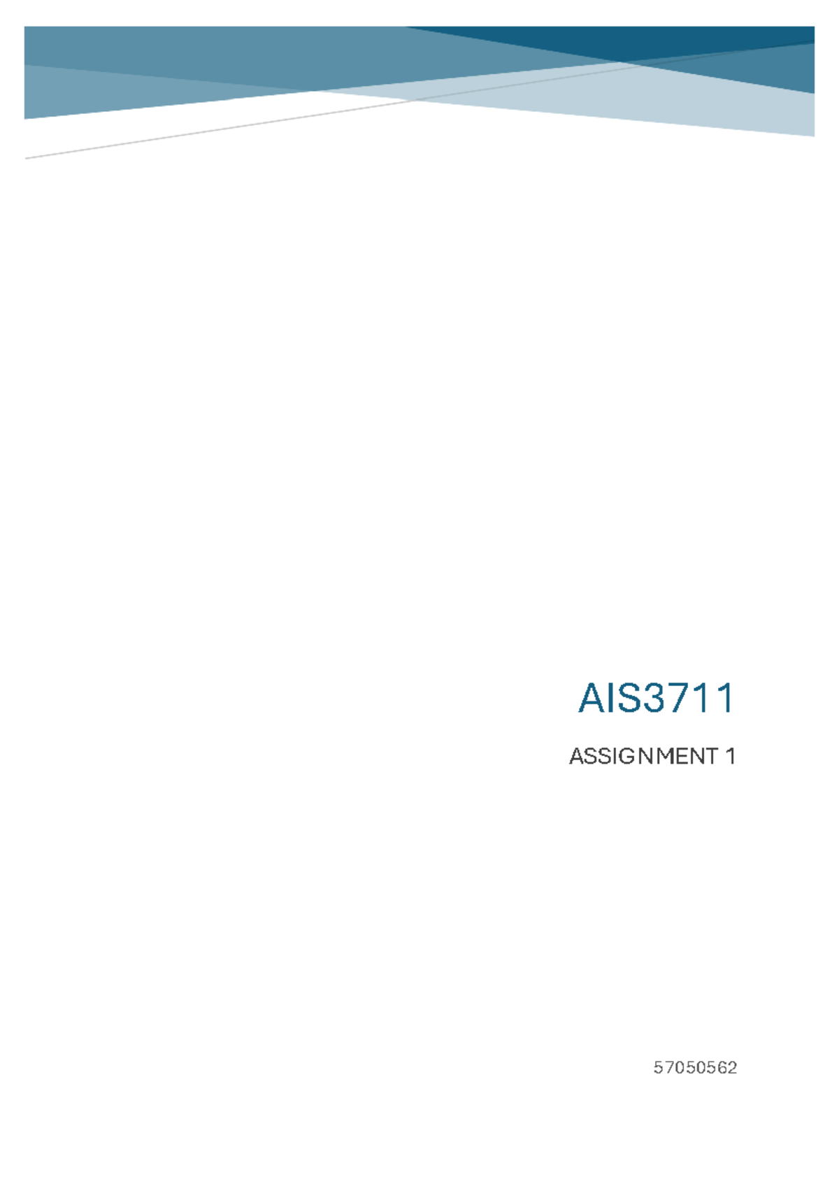 AIS3711 Assignment 1: RDA vs AACR2 Analysis and Resource Types - Studocu