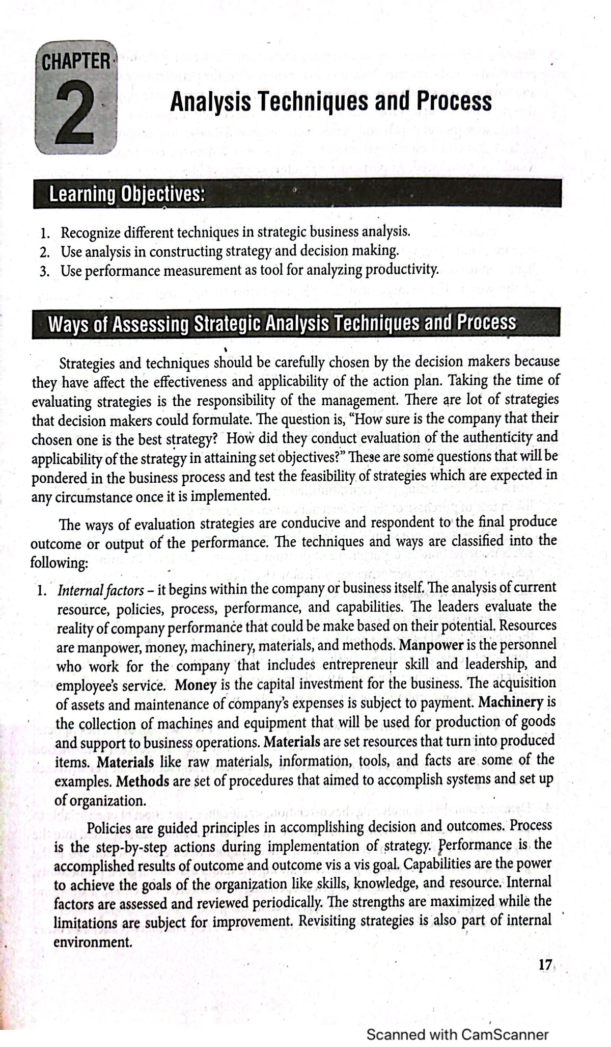 Lesson no 2 - Analysis Technique and Process - CHAPTER 2 Analysis ...