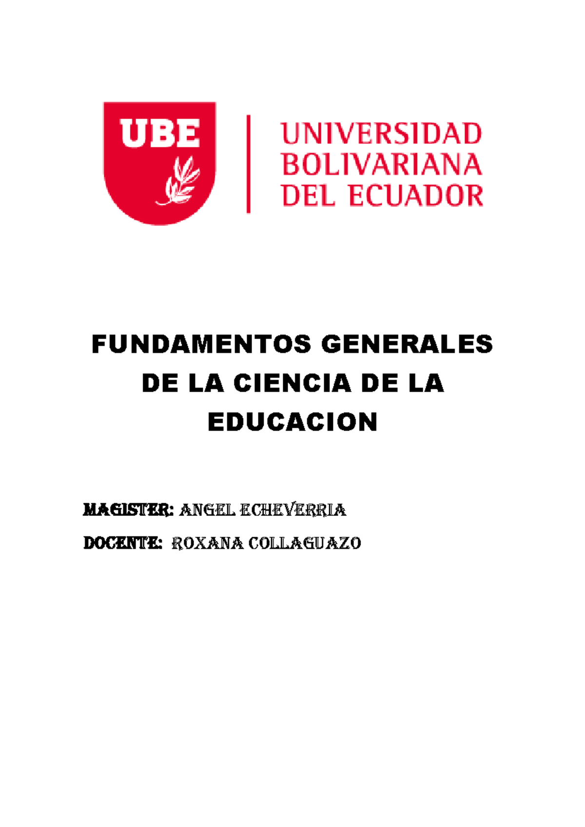 Tarea Práctica 1: Fundamentos de la Ciencia de la Educación - Studocu