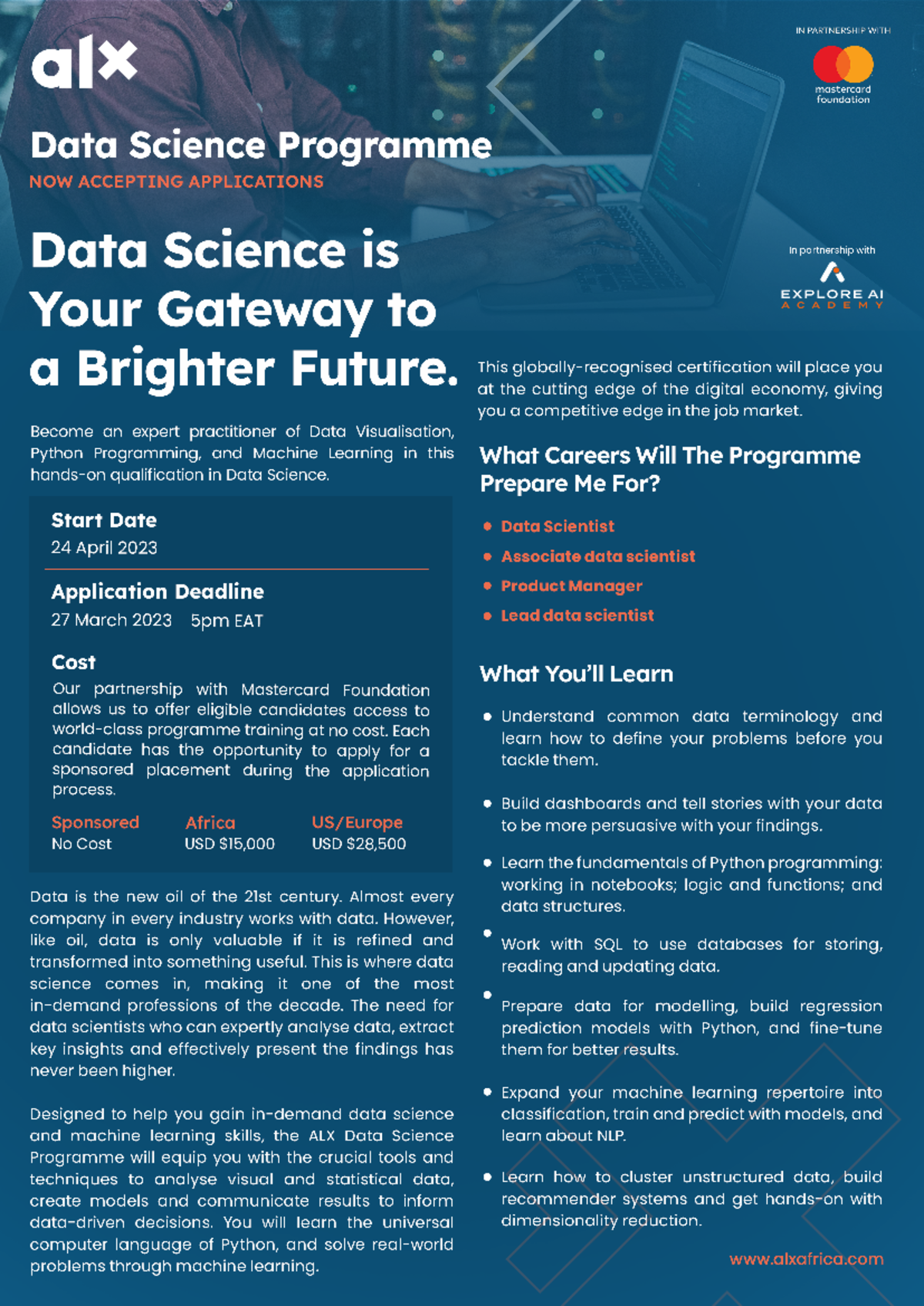 Data Science Program Outline Overview and Course Details - Studocu