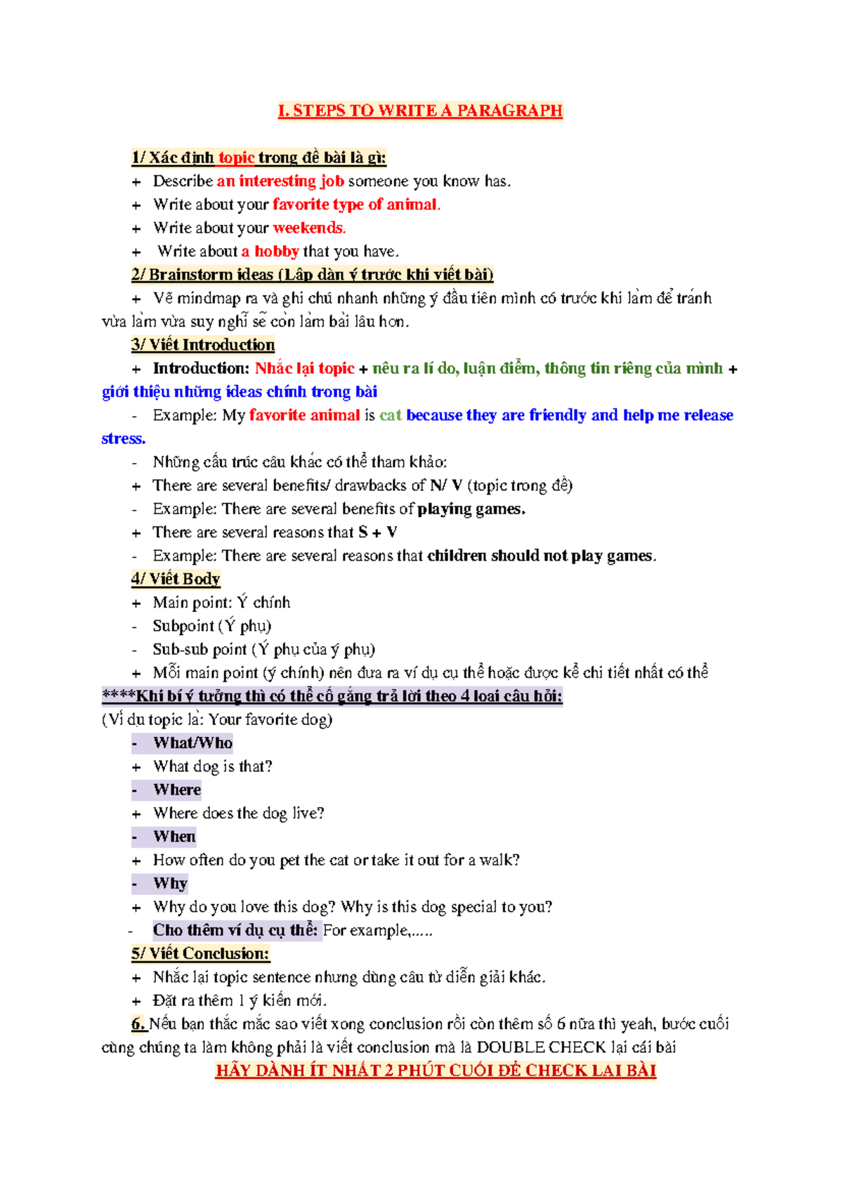 How to Write a Good Paragraph: Tips and Steps for Success - Studocu