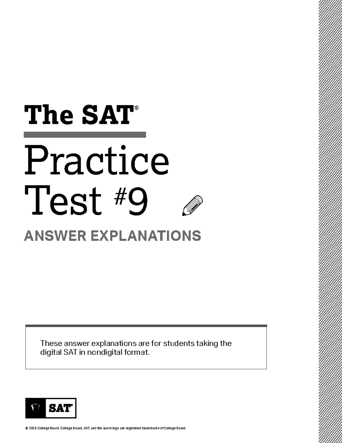 sat digital test 9 answers