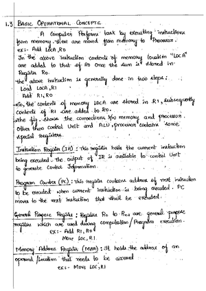 COA notes Memory SYS MOD 4 - MEMORY SYSTEM BASIC CONCEPTS Maximum size ...