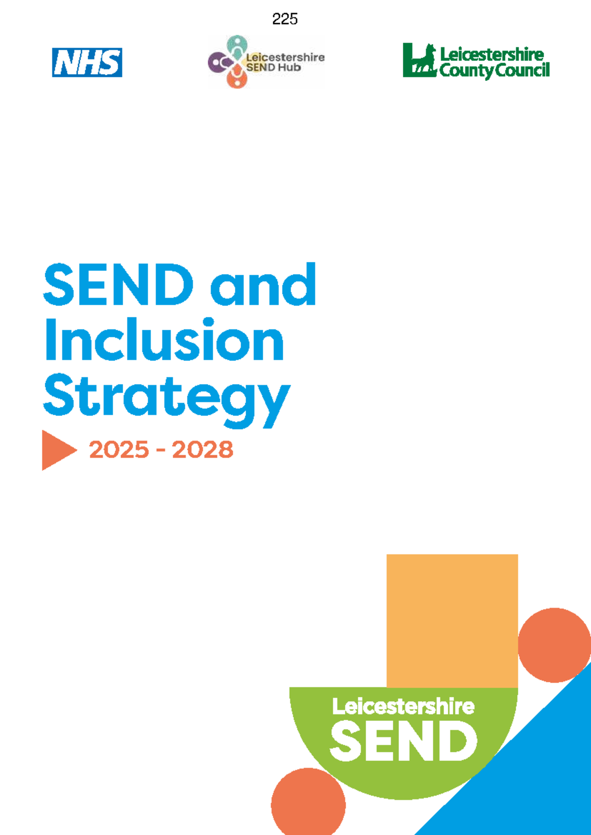 Leicestershire SEND Inclusion Strategy 2025-2028: A Collaborative ...