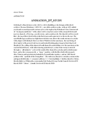 Animation 257 Flashcards - January Kipp ANIMATION ANIMATION_257 ...