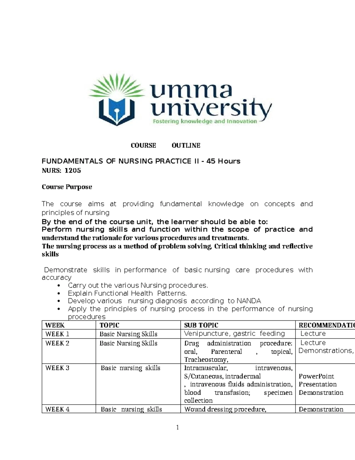 Nursing Care Plan Overview and Components (NUR 101) - Studocu