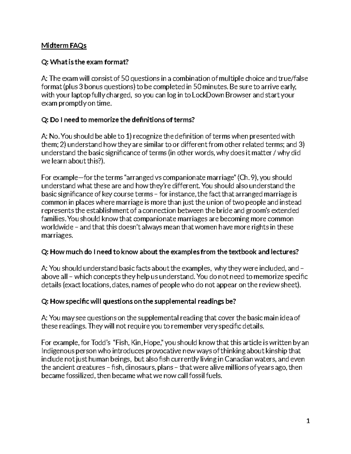 ANTH 101 Midterm FAQs and Key Concepts - Studocu