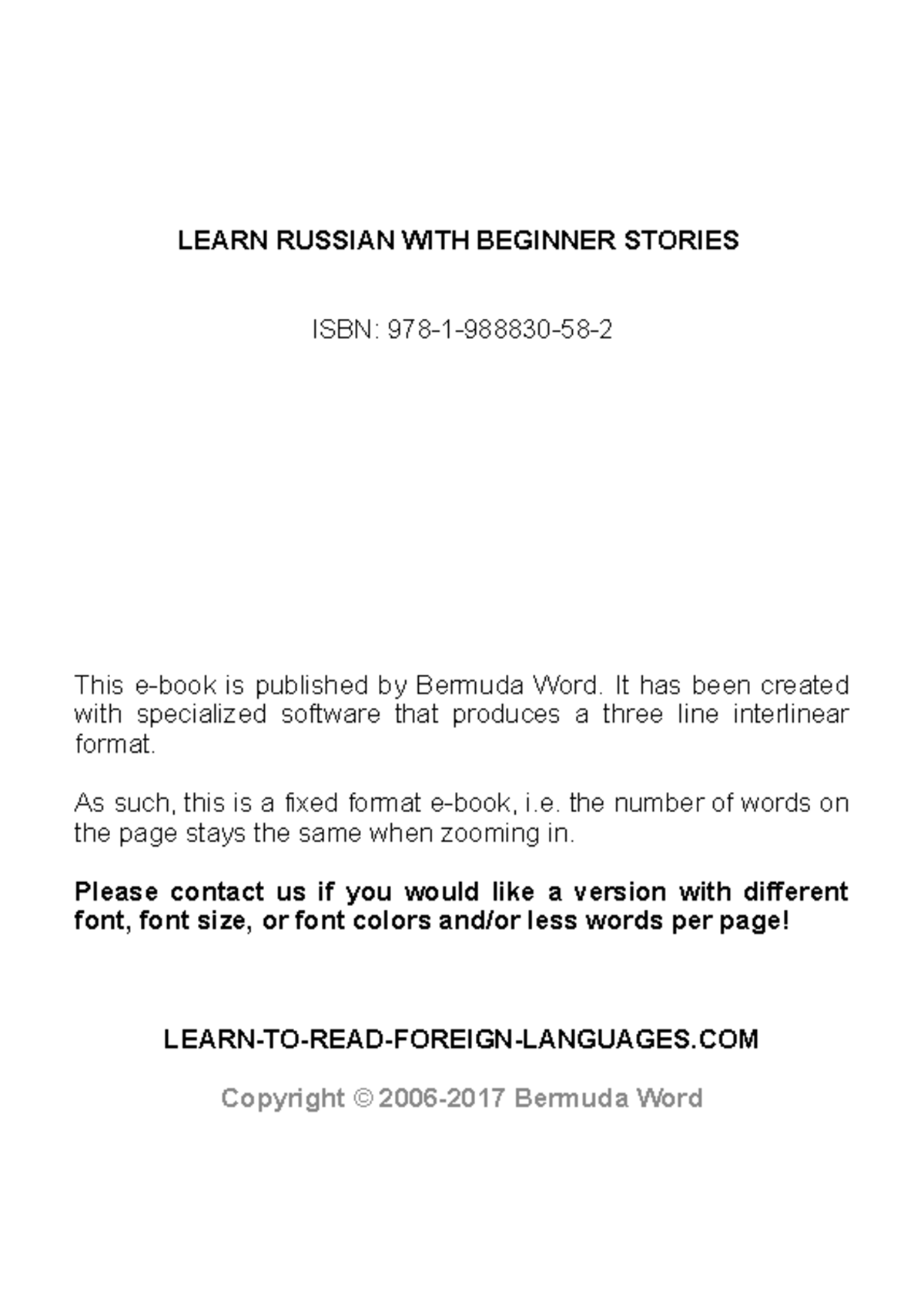 Learn Russian: Beginner Stories with Interlinear Translation - Studocu