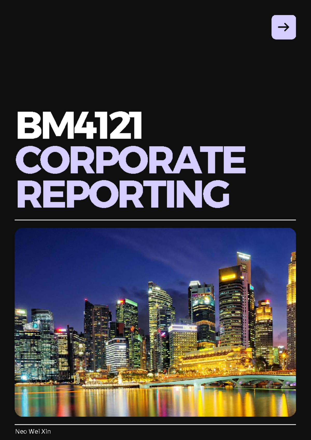 BM4121 Chapter 1: Conceptual & Regulatory Framework in Corporate ...