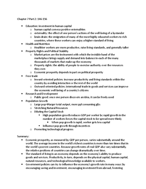 Study Guide for the Final Exam - Principles of Macroeconomics - Part 1 ...