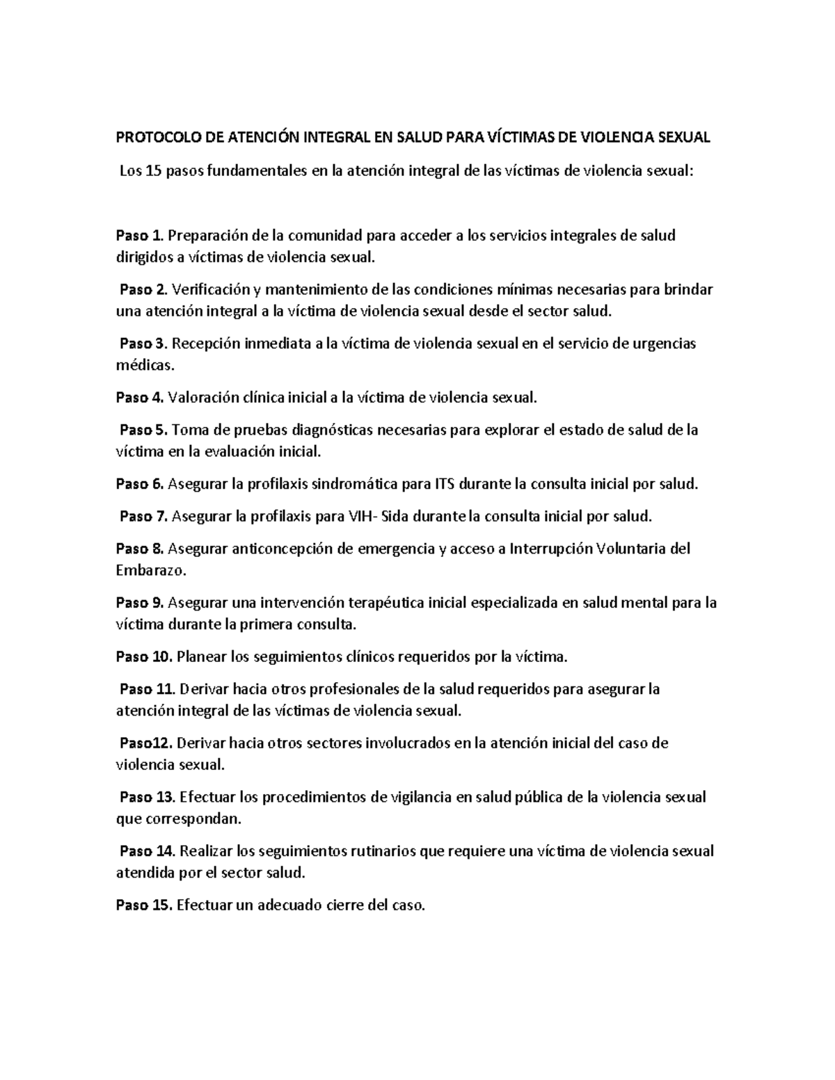 PROTOCOLO DE ATENCIÓN INTEGRAL EN SALUD PARA VÍCTIMAS DE VIOLENCIA ...