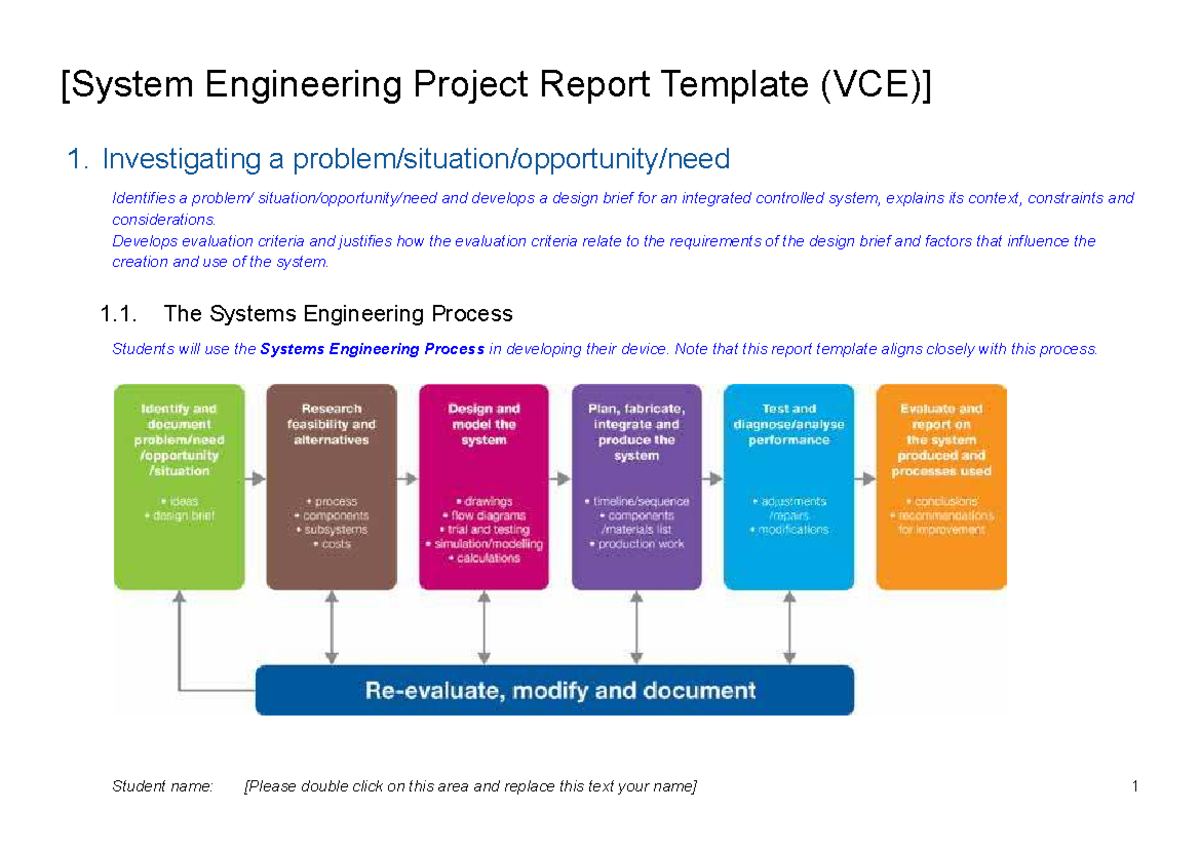 Engineering Project Report: Integrated Controlled System Design (ENGR ...