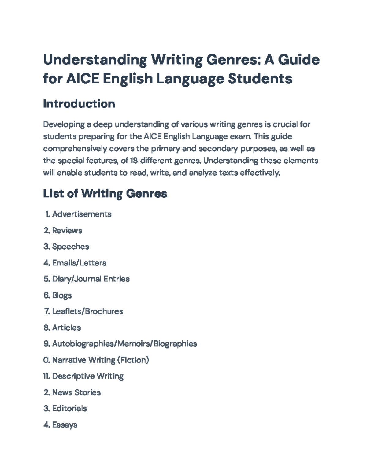 アルク ENGLISH JOURNAL 2020/6〜2021/5 AICE English Language 9093: Comprehensive Guide to Writing Genres