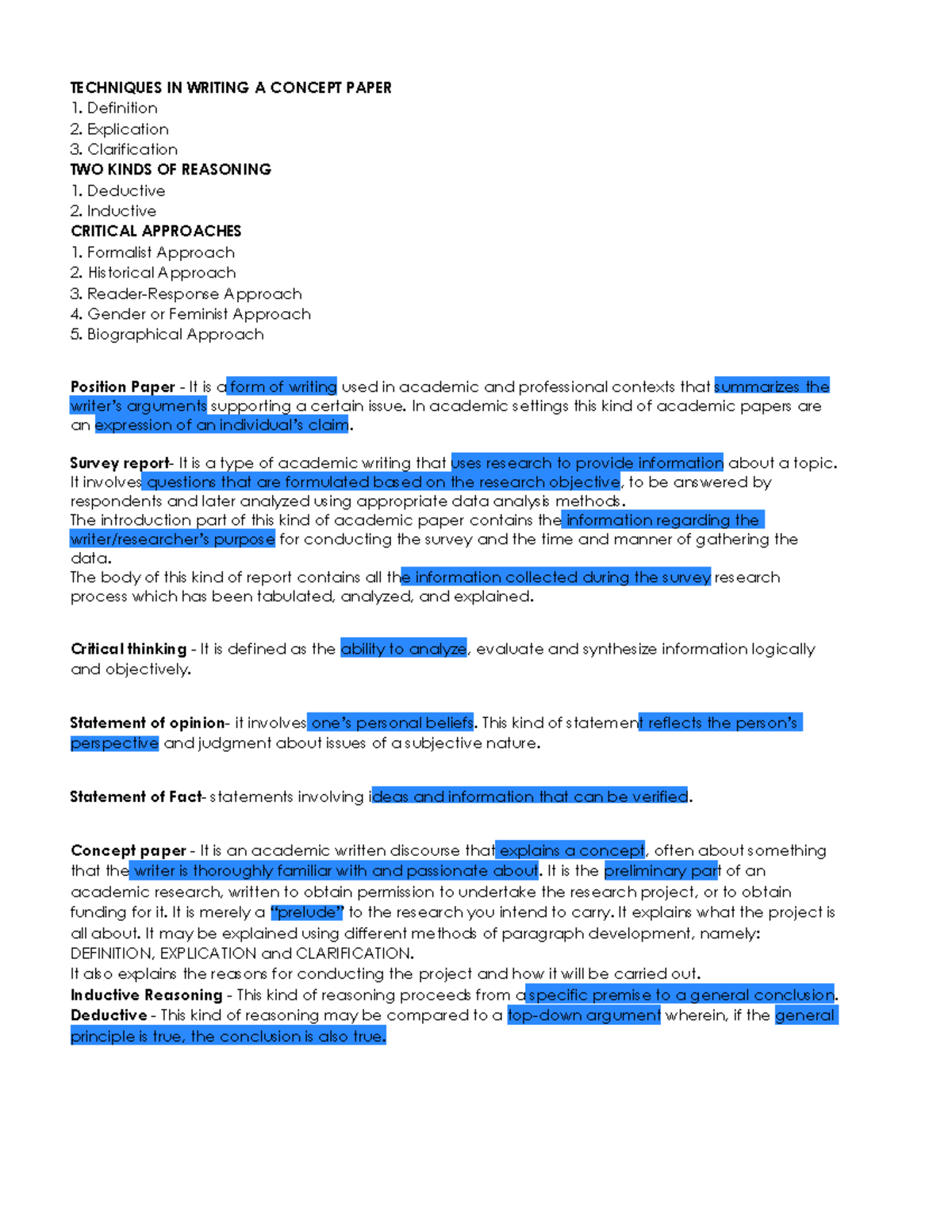 EAPP- Reviewer-2 - G12 Techniques in Writing a Concept Paper - Studocu