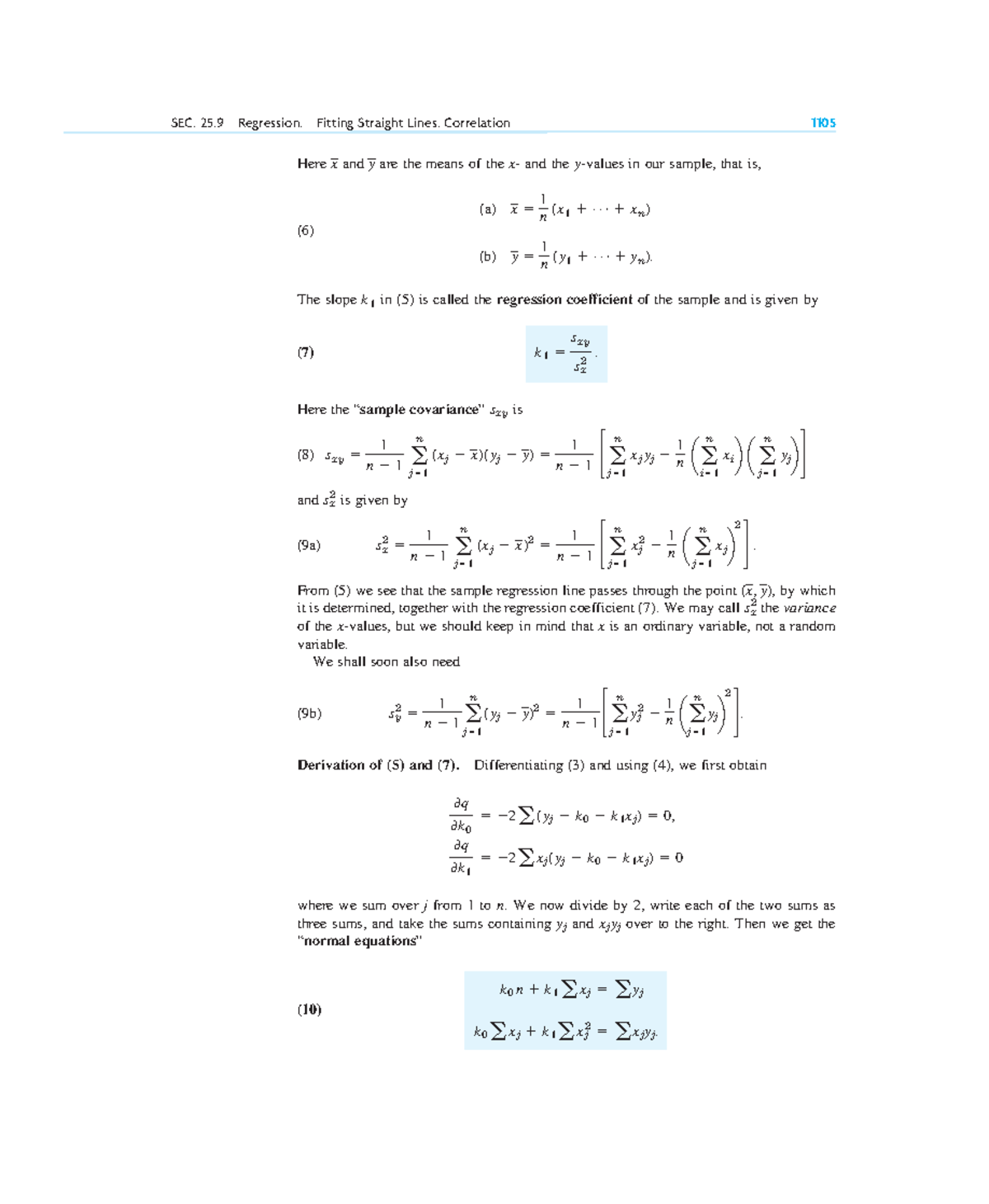 Advanced Engineering Mathematics - ####### Here and are the means of ...