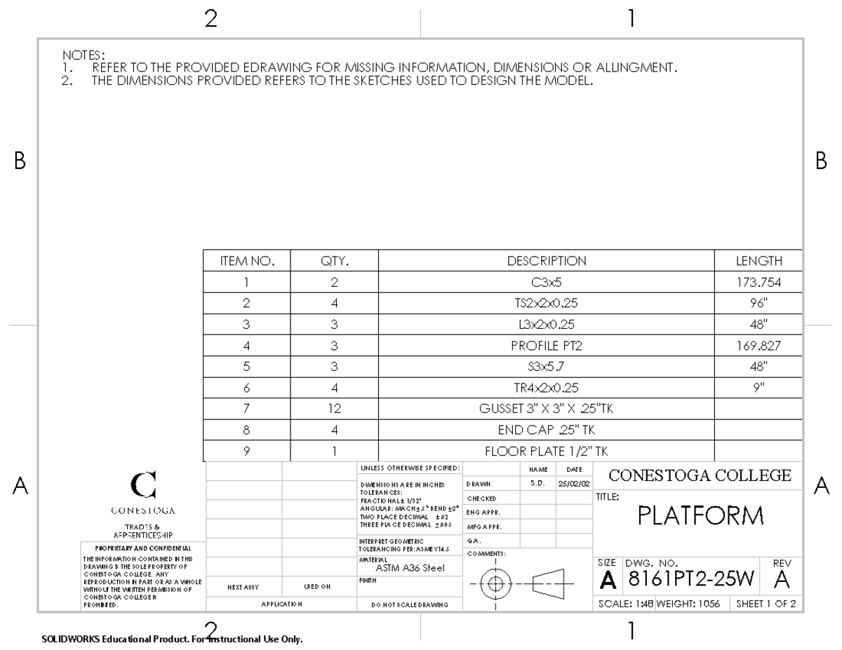 8161PT2-25W - yggygv - NOTES: 1. REFER TO THE PROVIDED EDRAWING FOR ...