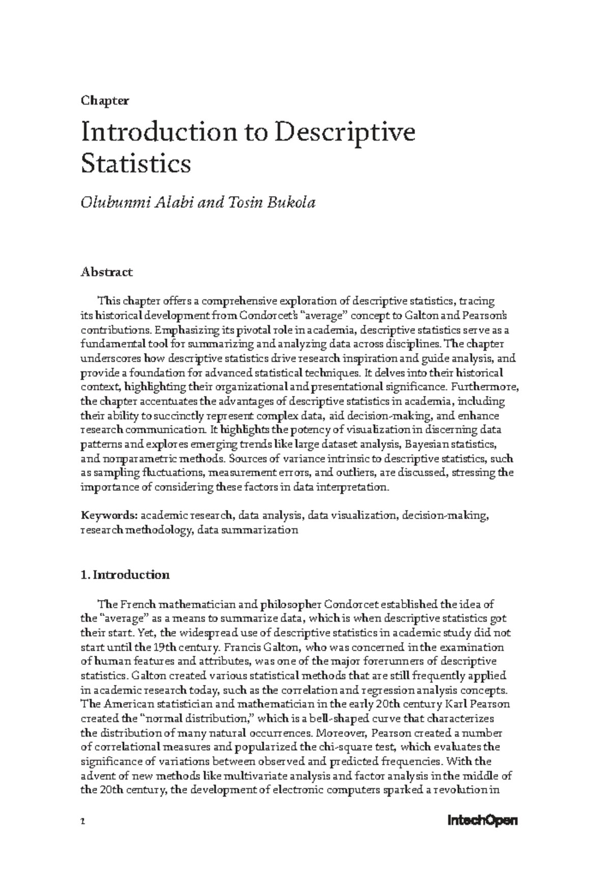 Chapter 1: Introduction to Descriptive Statistics (STAT101) - Studocu