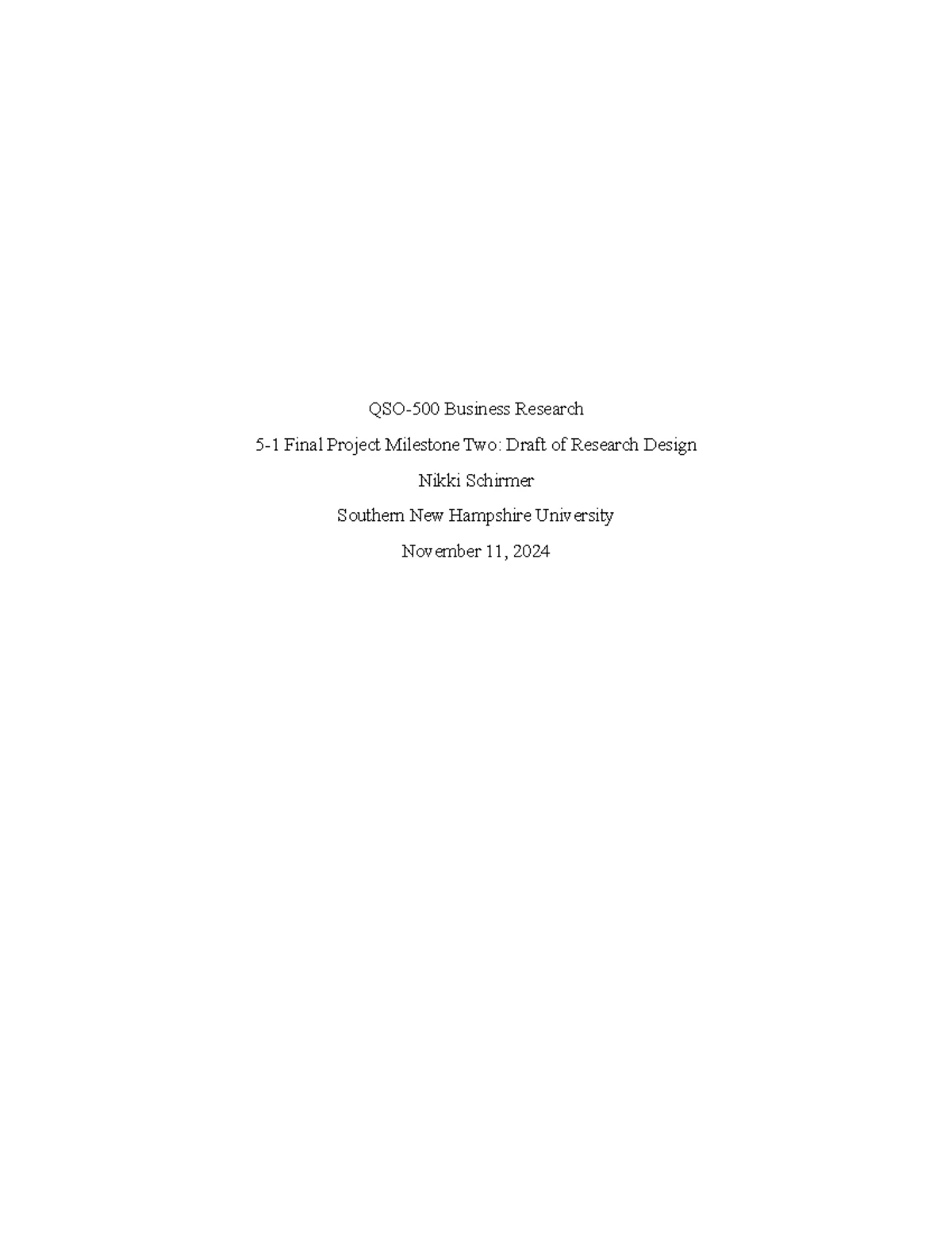 QSO-500 Final Project Milestone: Data Analysis & Conclusions Draft ...
