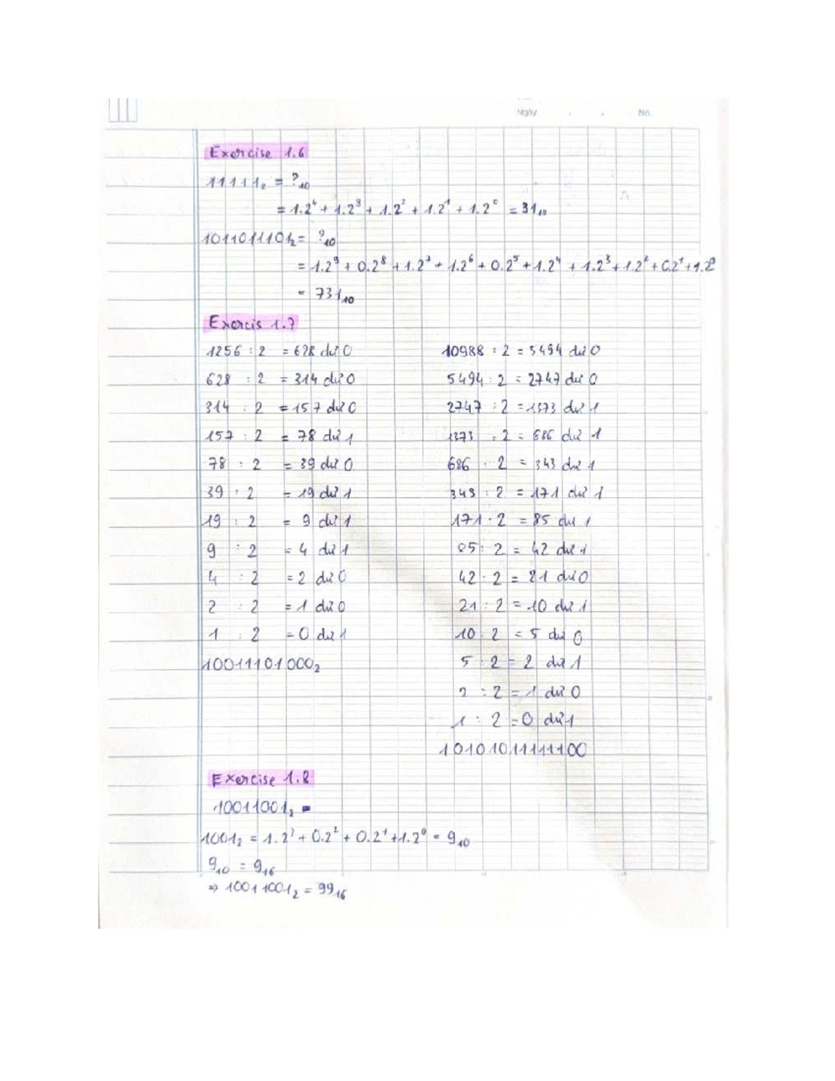 Exercise Chapter 1 - DBF516 Solutions and Exercises - Studocu