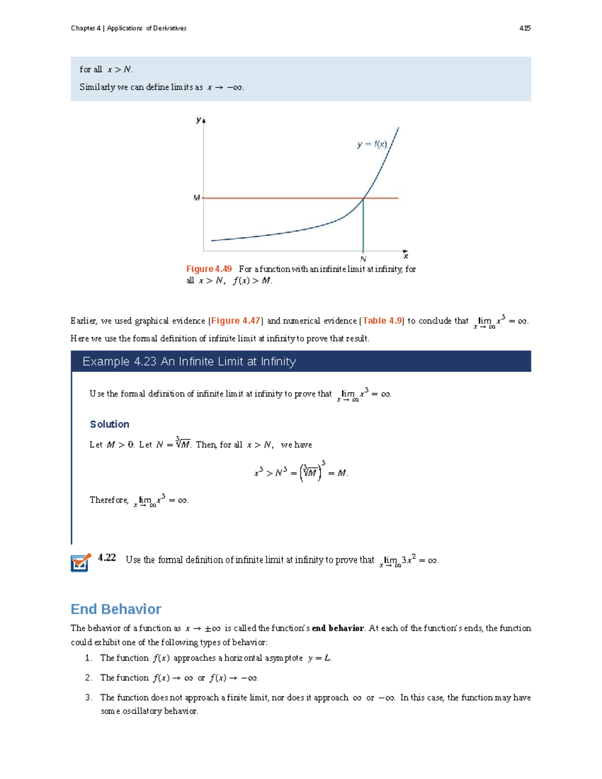 Chapter 4: Applications of Derivatives in Calculus (Volume 1, Part 2 ...