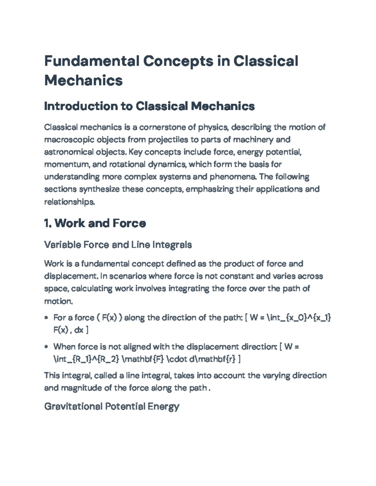 Understanding Motion in Physics (PHYS 101): Key Concepts & Equations ...