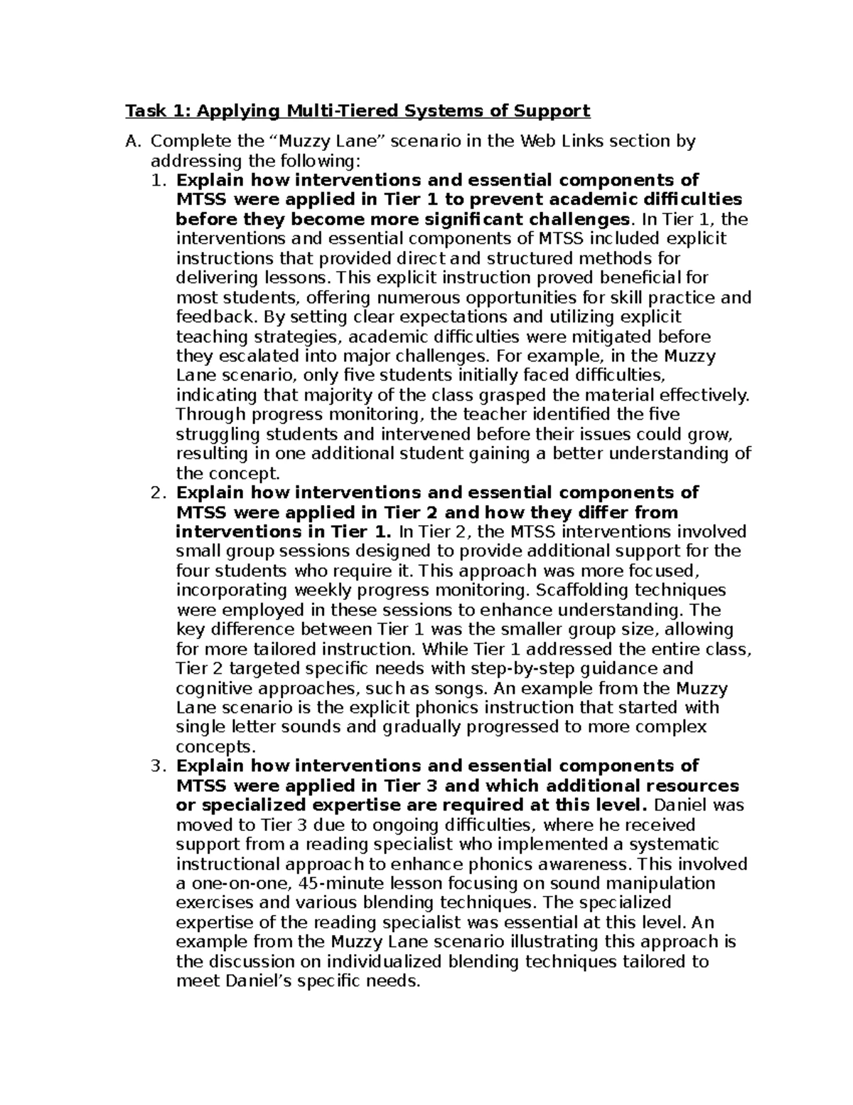 Task 4 B1: Enhancing Learning Through Diverse Teaching Methods - Studocu