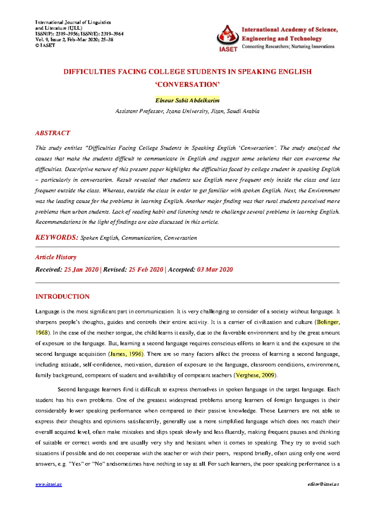 ESL/EFL Student Challenges: Overcoming Difficulties in English Speaking ...