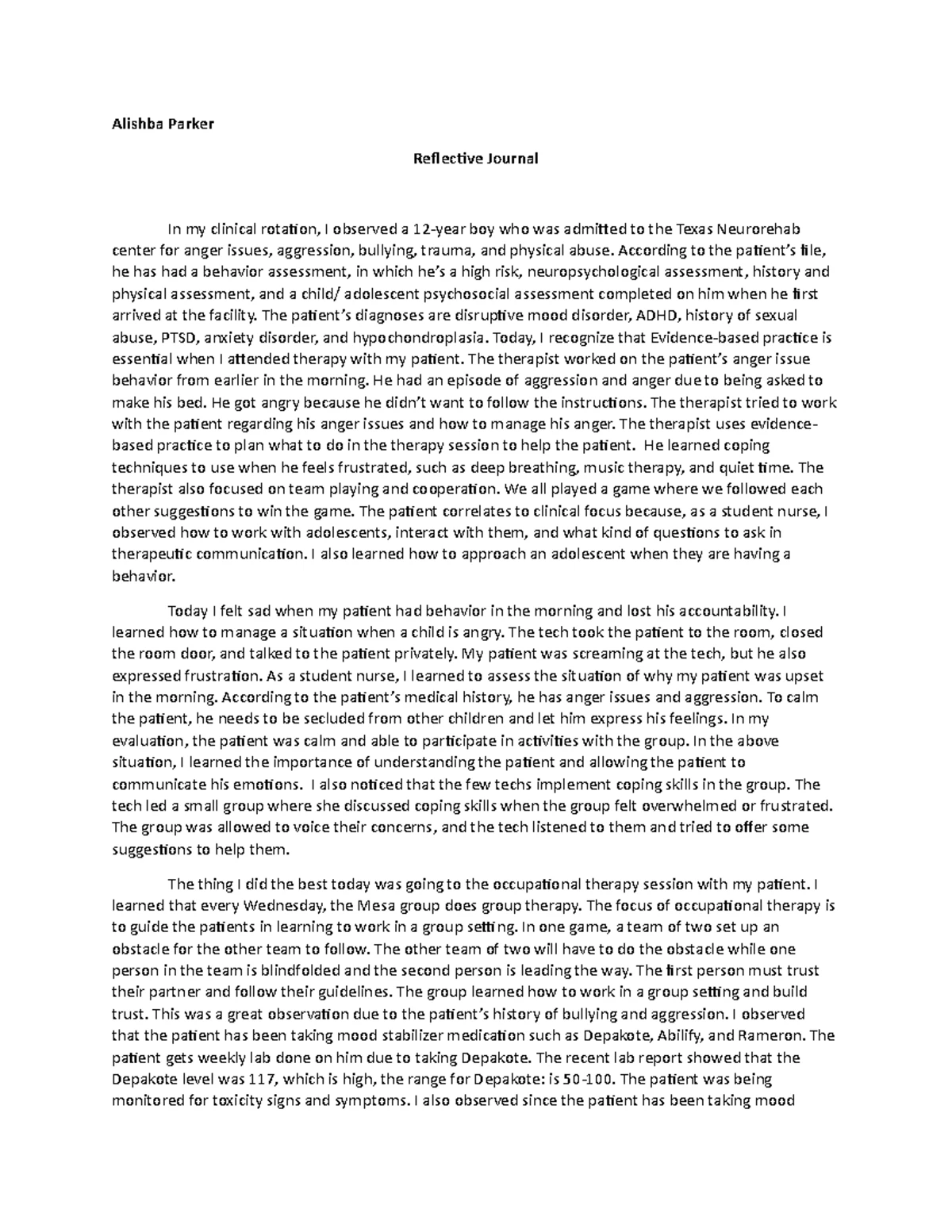 Process Recording Example and Definitions: A Comprehensive Guide - Studocu
