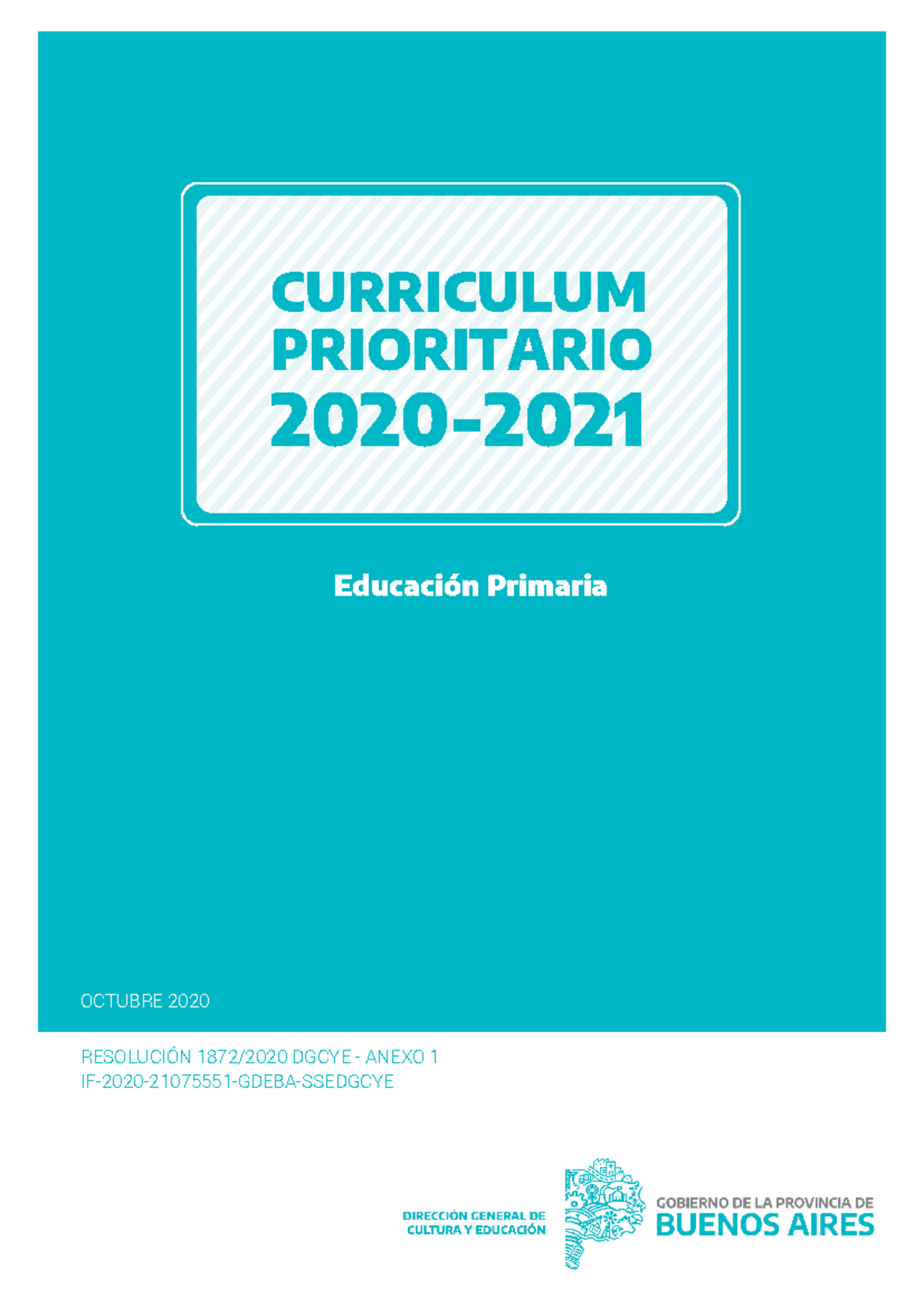 Curriculum Prioritario Primaria 2020-21: Prioridades y Estrategias ...