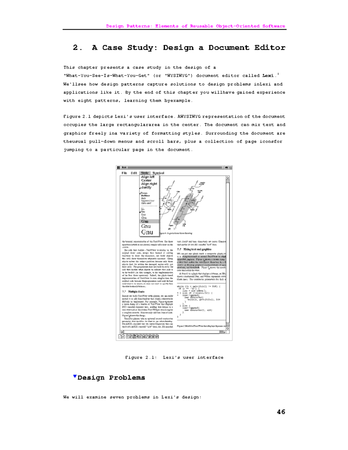 UNIT-5 - Case Study: Designing the Lexi WYSIWYG Document Editor - Studocu
